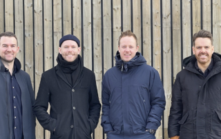 F.v. Torbjørn Selmer, Anders Lunde, Jarle Larsen Strandskogen, David Hasseløy