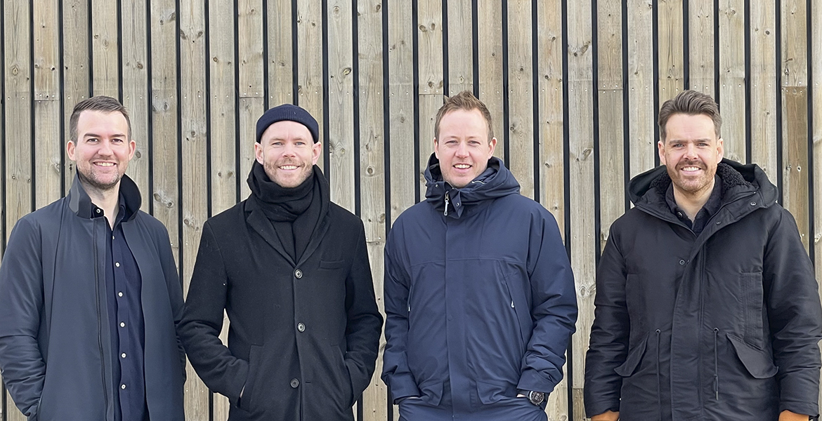 F.v. Torbjørn Selmer, Anders Lunde, Jarle Larsen Strandskogen, David Hasseløy
